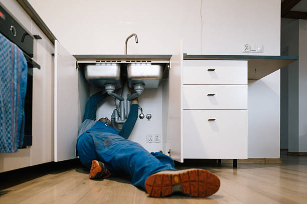 Professional Drain Cleaning technician working in Red House, WV